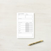 Ziekte Samenvatting Medical Nursing Student Post-it® Notes (Op bureau)