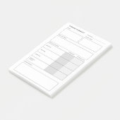 Ziekte Samenvatting Medical Nursing Student Post-it® Notes (Schuin)