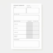 Ziekte Samenvatting Medical Nursing Student Post-it® Notes (Voorkant)
