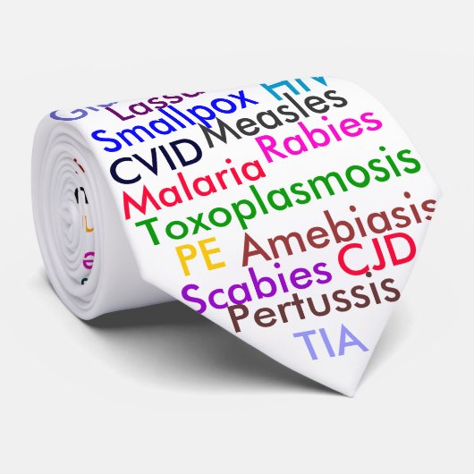 Ziekte Stropdas (Opgerold)