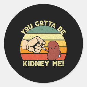 Ziekte Transplantatie Plezier Nieren Orgaandonatie Ronde Sticker