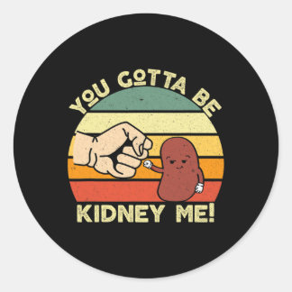 Ziekte Transplantatie Plezier Nieren Orgaandonatie Ronde Sticker