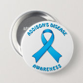 Ziekte van Addison - 29 mei Ronde Button 7,6 Cm (Voorkant /achterkant)