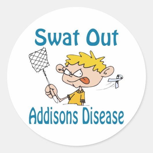 Ziekte van Addison Ronde Sticker (Voorkant)