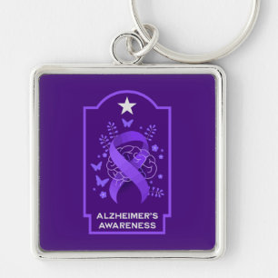 Ziekte van Alzheimer Bewustzijn Sleutelhanger