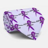 Ziekte van Alzheimer Ribbon of Hope Stropdas (Opgerold)