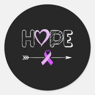 Ziekte van Alzheimerheimer-lint Ronde Sticker