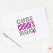 Ziekte van Crohn genezen Ronde Sticker (Envelop)