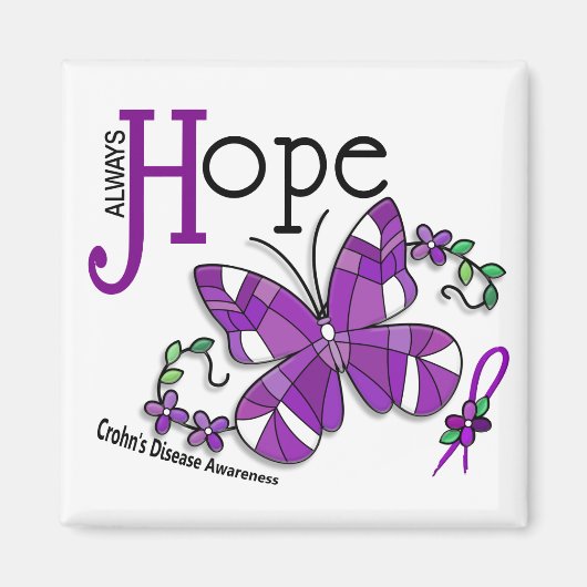 Ziekte van Crohn van de Glas in lood Magneet (Voorkant)