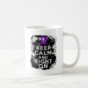 Ziekte van Crohns Houd kalm en vecht aan Koffiemok