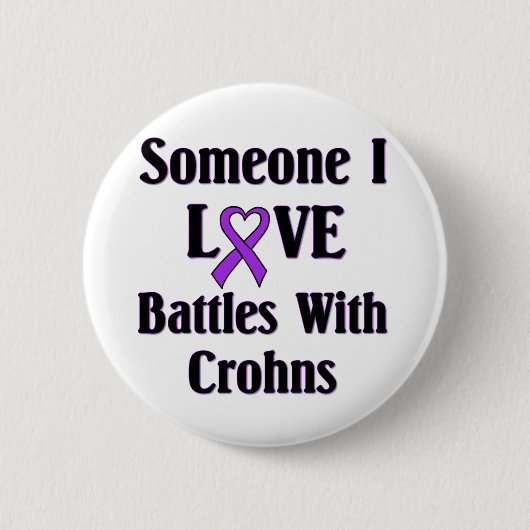Ziekte van Crohns Ronde Button 5,7 Cm (Voorkant)