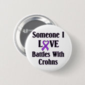 Ziekte van Crohns Ronde Button 5,7 Cm (Voorkant /achterkant)