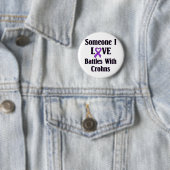 Ziekte van Crohns Ronde Button 5,7 Cm (In situ)