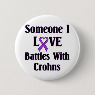 Ziekte van Crohns Ronde Button 5,7 Cm