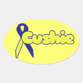 Ziekte van Cushing Ovale Sticker (Voorkant)