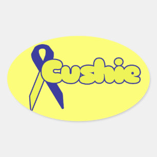 Ziekte van Cushing Ovale Sticker