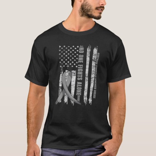 Ziekte van Gerstmann-Straussler Scheinker VS Ameri T-shirt (Voorkant)