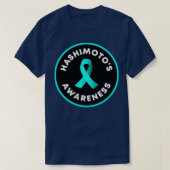 Ziekte van Hashimotos Gehandicapte Bewustmaking T-shirt (Design voorkant)