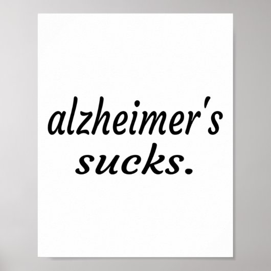Ziekte van Heimerheimer Heimerheimer Ziekte bewust Poster (Voorkant)