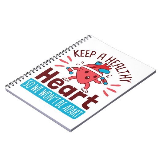 Ziekte van het hart Bewustzijn Een gezond hart beh Notitieboek (Linkerzijde)