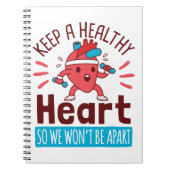 Ziekte van het hart Bewustzijn Een gezond hart beh Notitieboek (Voorkant)