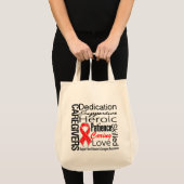 Ziekte van het hart Zorgverleners Collage Tote Bag (Voorkant (product))