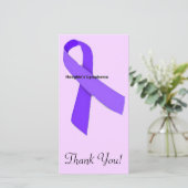 Ziekte van Hodgkin Bedankkaart (Staand voorkant)