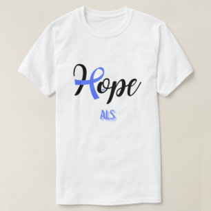 ZIEKTE VAN HOPE/ALS/LOU GEHRIG/UNISEX T-SHIRT