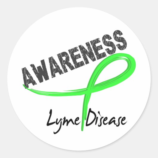 Ziekte van Lyme 3 Ronde Sticker (Voorkant)