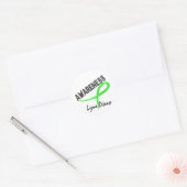 Ziekte van Lyme 3 Ronde Sticker (Envelop)