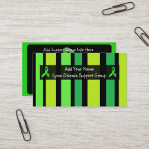 Ziekte van Lyme bewustzijn Business Card