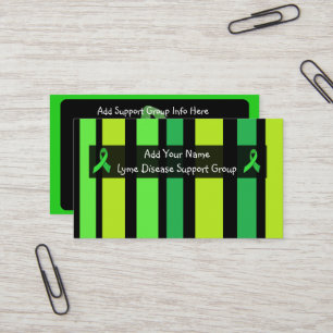 Ziekte van Lyme bewustzijn Business Card Visitekaartje