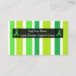 Ziekte van Lyme bewustzijn Business Card Visitekaartje