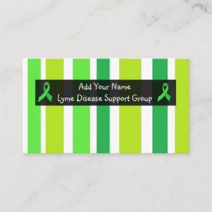 Ziekte van Lyme bewustzijn Business Card Visitekaartje