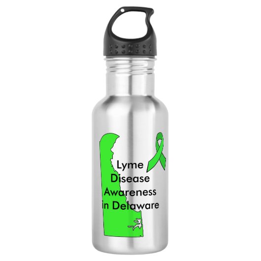 Ziekte van Lyme bewustzijn in Delaware waterfles (Voorkant)