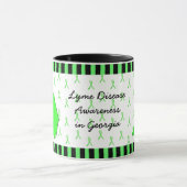 Ziekte van Lyme Bewustzijn in Georgia Coffee Mok (Midden)