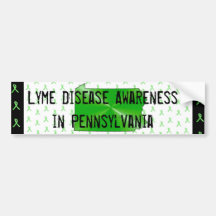 Ziekte van Lyme Bewustzijn in Pennsylvania Bumper