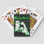 Ziekte van Lyme bewustzijn "We Can Do It" Kaarten (Achterkant)