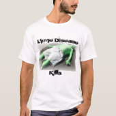 Ziekte van Lyme doodt T-shirt (Voorkant)