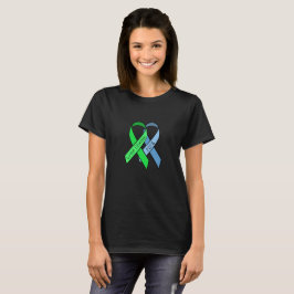 Ziekte van Lyme en PTS Bewustheid Shirt van Ribbon