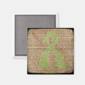 Ziekte van Lyme gevoelens Poster ontkend genegeerd Magneet (Voorkant / Achterkant)