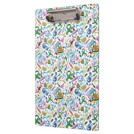 Ziekte van Lyme, groen lint, Limoen, Kantoor klemb Klembord (Links)