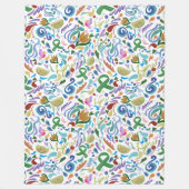 Ziekte van Lyme, Groene Lintbewustzijn Fleece Deken (Voorkant)