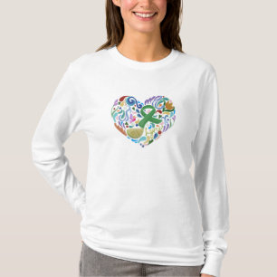 Ziekte van Lyme Hartaandoeningen Lange hoes shirt