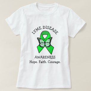 Ziekte van Lyme Hoop Trouw Moed T-shirt