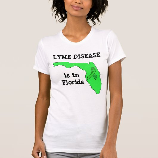 Ziekte van Lyme in Florida Awareness Shirt (Voorkant)