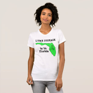 Ziekte van Lyme in Florida Awareness Shirt
