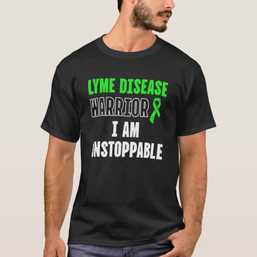 Ziekte van Lyme Overlevende Aankomst Bewustheid T-shirt (Voorkant)