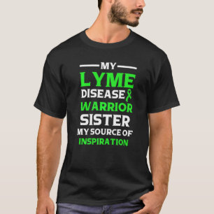 Ziekte van Lyme Overlevende Warrior Bewustheid 4 T-shirt