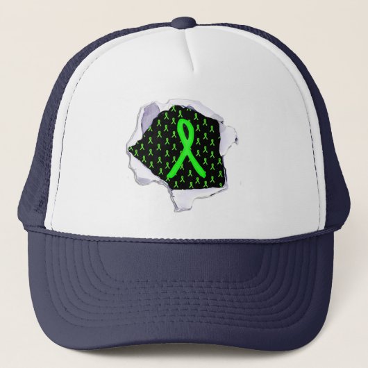 Ziekte van Lyme Superpower Honkbalpet Trucker Pet (Voorkant)